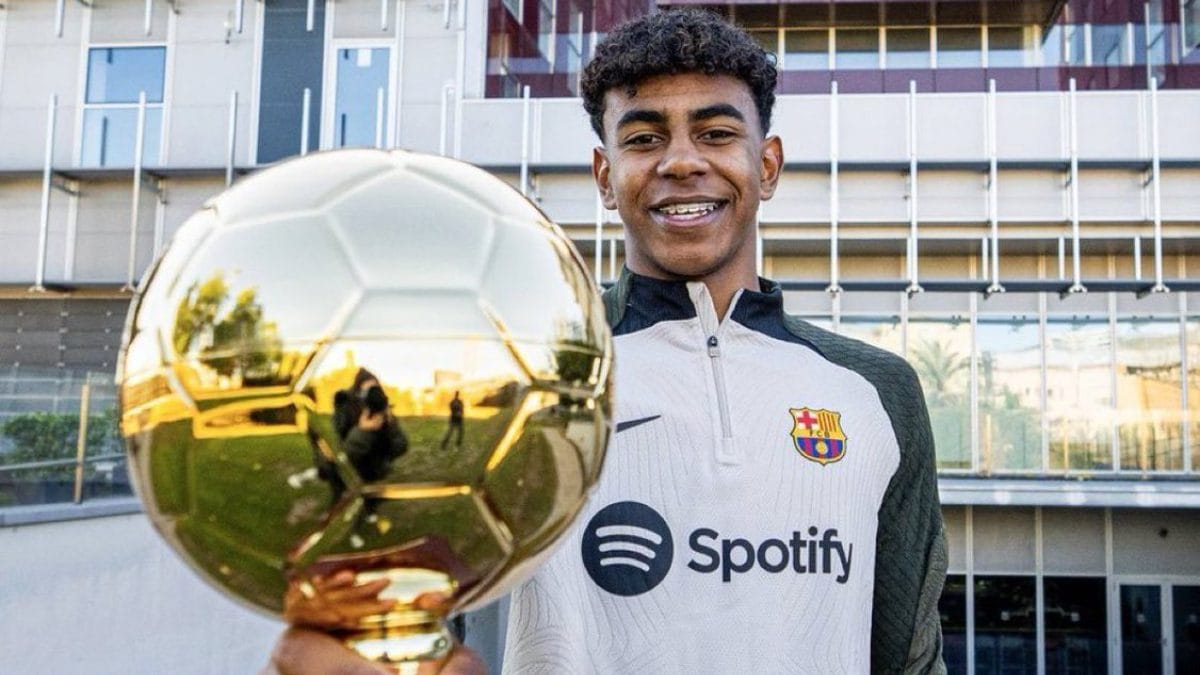 Barcelona's Lamine Yamal Wins 2024 Golden Boy Award; Becomes Youngest ...