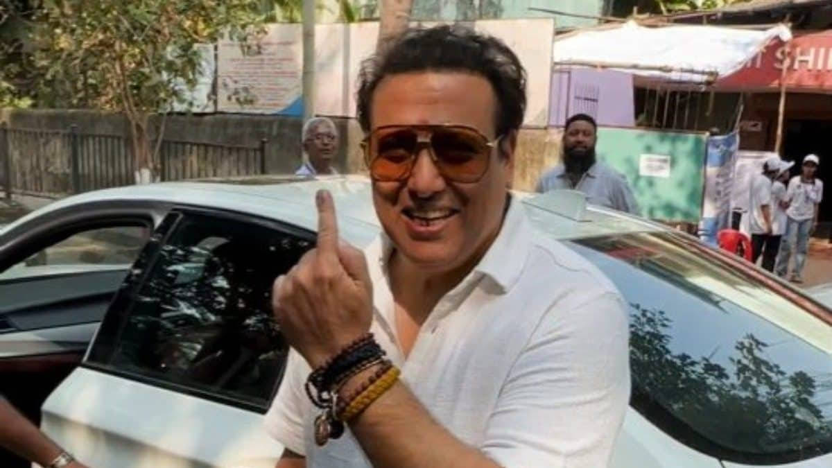 Govinda's first public appearance after accident