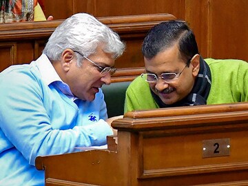 Kailash Gahlot and Arvind Kejriwal (PTI Image)