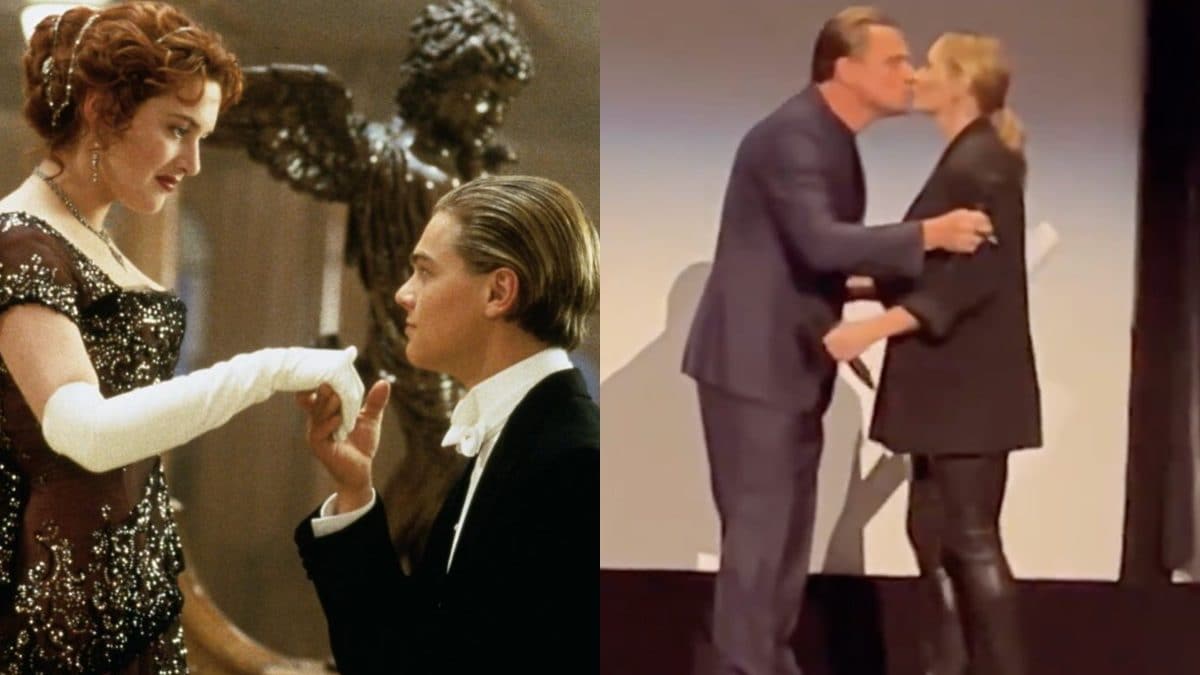 Leonardo DiCaprio And Kate Winslet Kiss At Reunion; Titanic Fans Say ‘They’re So Back…’ | Watch Leonardo DiCaprio And Kate Winslet Kiss At Reunion; Titanic Fans Say ‘They’re So Back…’ | Watch