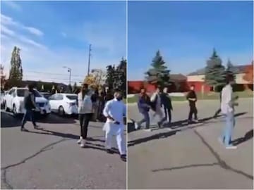 Attack on Hindu temple in Canada's Brampton (Screengrabs/Social Media)