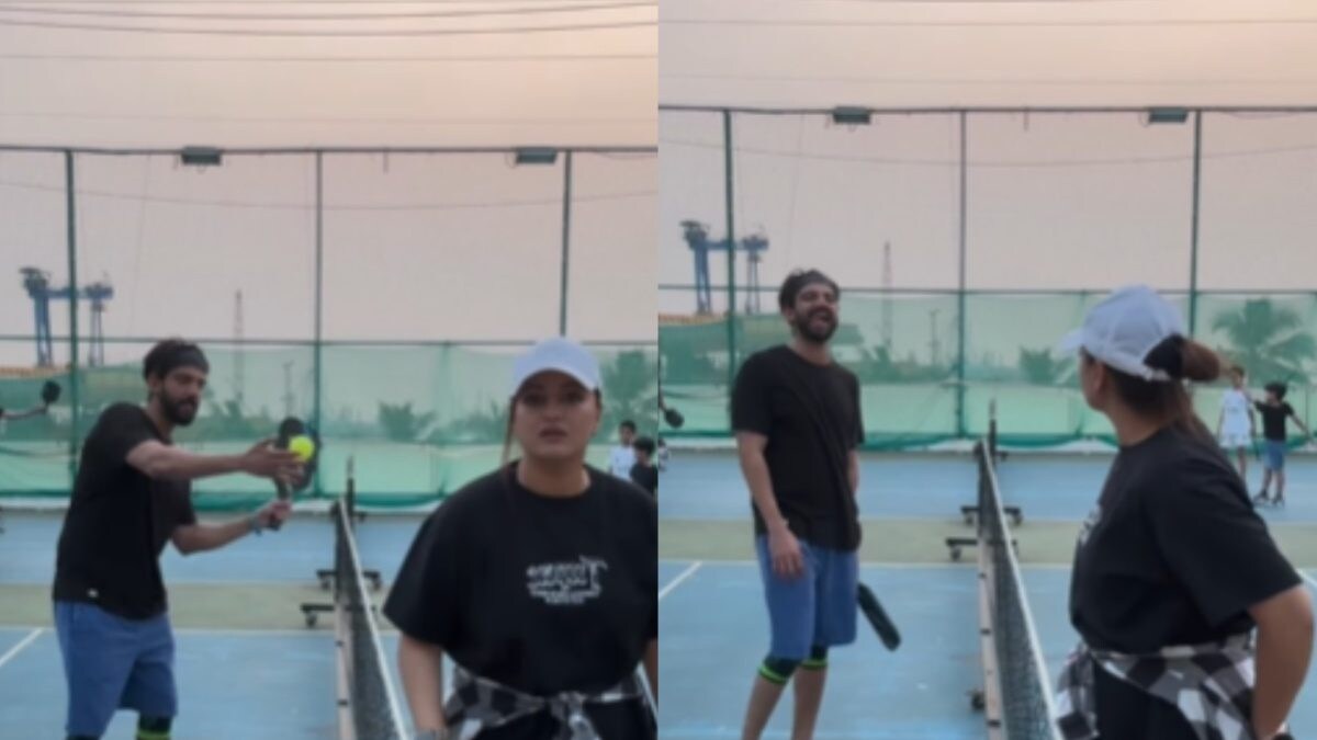 Zaheer Iqbal Recreates Didi Tera Devar Deewana Sequence And Playfully Hits Sonakshi Sinha With A Ball | Watch