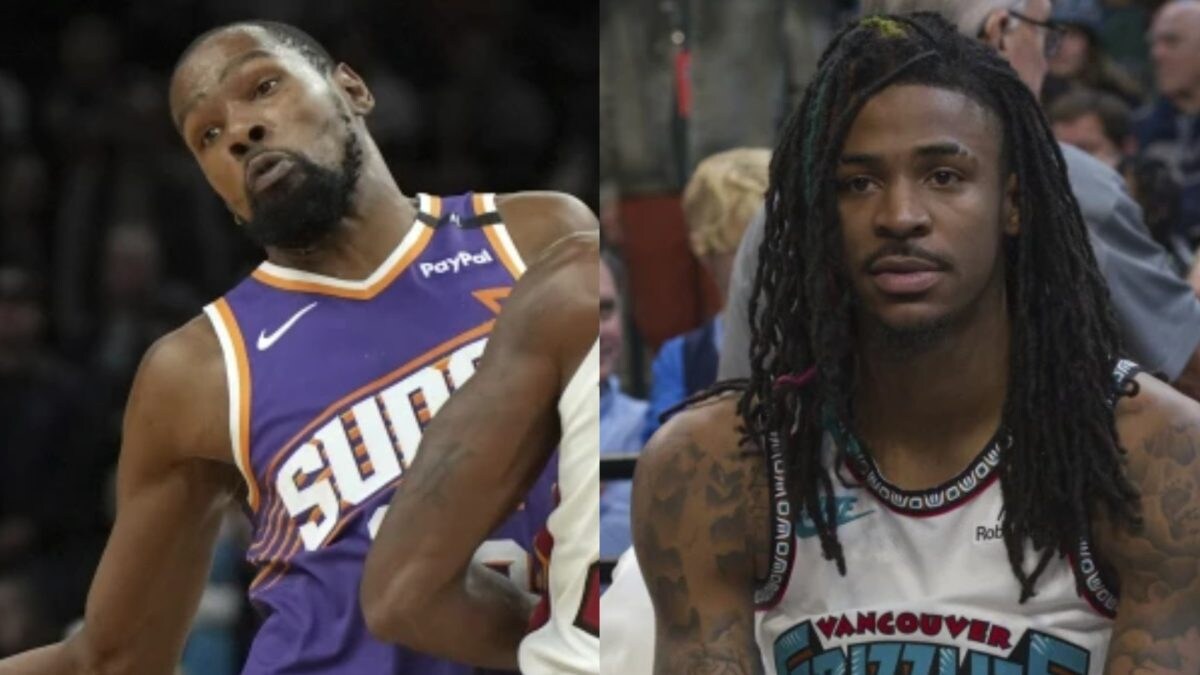 NBA: Kevin Durant Ruled Out of Action With Left Calf Strain; Ja Morant Sidelined With Hip Injury