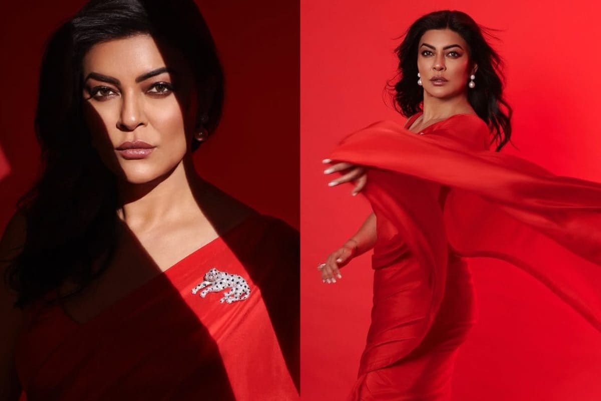 Sushmita Sen's Red Saree Is Giving Major Miss Chandni Energy And We’re Obsessed