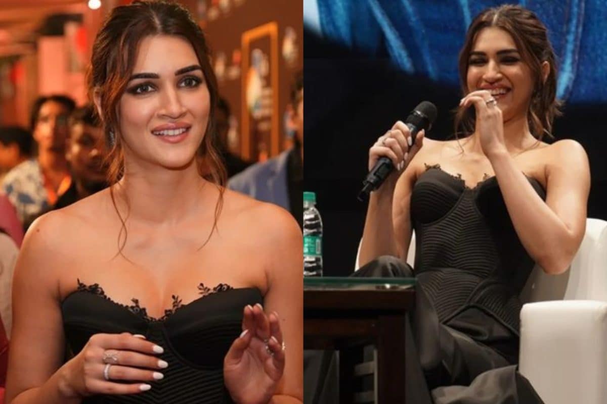 Kriti Sanon Stuns In A Quilted Corset and Drape Skirt At IFFI 2024