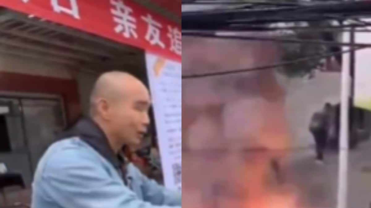 Watch: Murderer In China Bursts Firecrackers Outside Victim’s Home After Release From Jail – News18