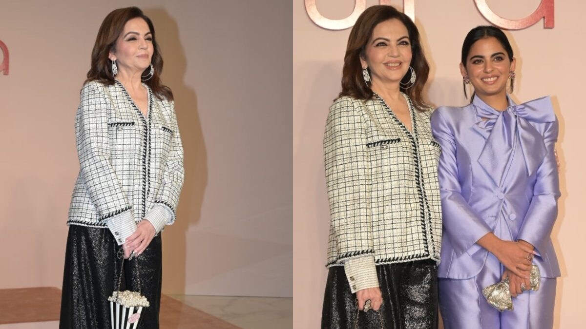 ‘Proud’ Mom Nita Ambani Poses With Isha Ambani At An Event; Her Popcorn Bag Steals The Show | Watch