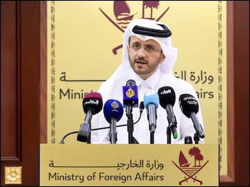 Qatar has played a leading role in trying to broker a ceasefire between Israel and Hamas. (Qatar's MoFA)