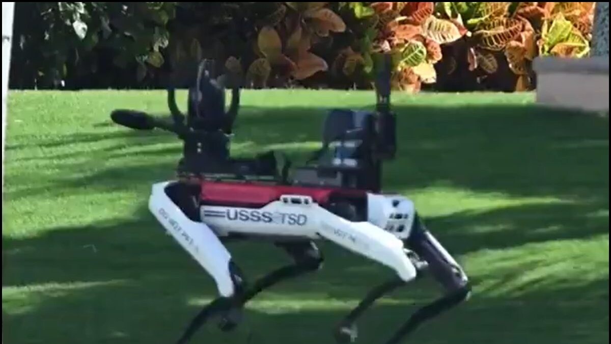 US: ‘Robotic Dogs’ Deployed Outside Trump’s Mar-A-Lago Residence After Election Win | Watch – News18