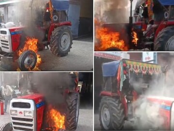Frustrated With Repeated Repairs, Dholpur Farmer Sets Tractor Ablaze Outside Motor Agency - News18