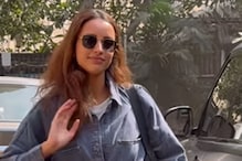 Triptii Dimri Dishes Out Street-style Goals In Loose-fit Denim Shirt, Leggings Triptii Dimri Dishes Out Street-style Goals In Loose-fit Denim Shirt, Leggings