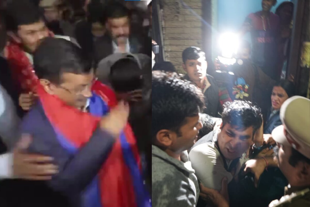 Liquid Thrown At Arvind Kejriwal During Padyatra In Delhi, AAP Points At BJP | Video