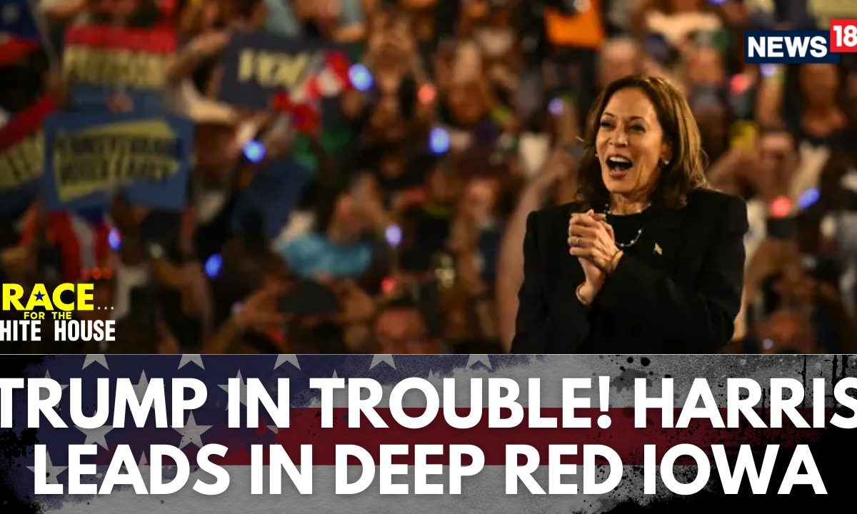 Trump In Trouble! Poll Shows Harris Leading In Deep Red Iowa