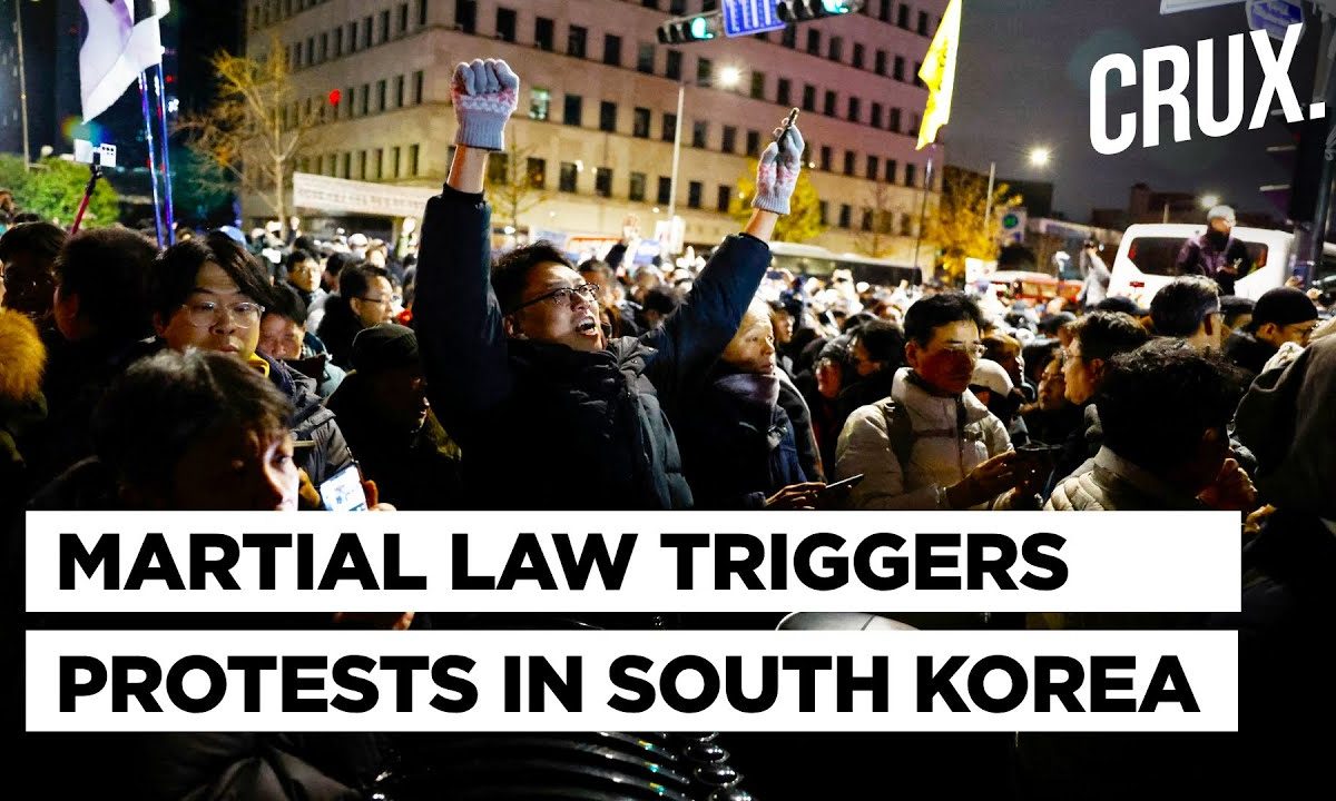 South Korea Forces Try To Storm Parliament Amid Protests Over President Yoon’s Emergency Martial Law South Korea Forces Try To Storm Parliament Amid Protests Over President Yoon’s Emergency Martial Law