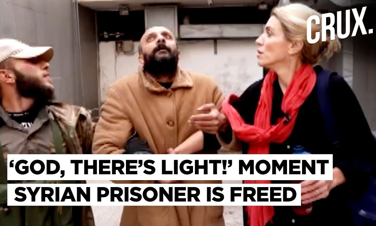 Camera Captures Dramatic Moment A Prisoner ‘Unaware’ Of Assad’s Ouster Is Freed From Syria Jail – News18