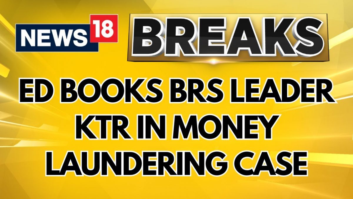 Telangana: ED Books BRS Leader KT Rama Rao In Formula-E Race-Linked Money Laundering Case | News18 Telangana: ED Books BRS Leader KT Rama Rao In Formula-E Race-Linked Money Laundering Case | News18