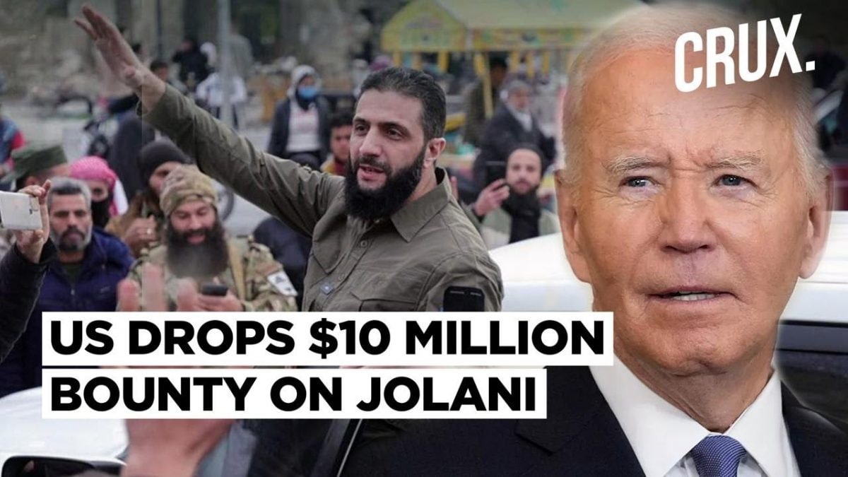 US Welcomes ‘Positive Messages’ From Jolani, Drops M Bounty; Erdogan Vows to ‘Crush IS, PKK’ – News18