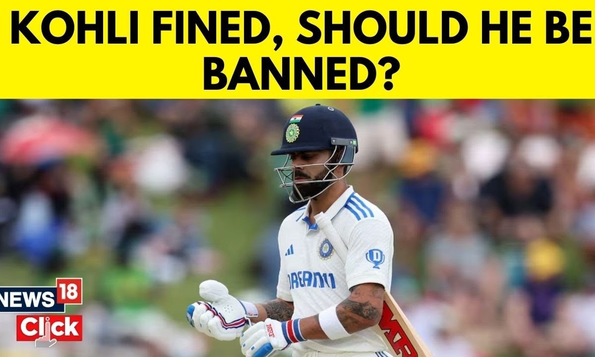 Virat Kohli Fined 20 Percent Match Fee And Given A Demerit Point For Bumping Into Sam Konstas – News18 Virat Kohli Fined 20 Percent Match Fee And Given A Demerit Point For Bumping Into Sam Konstas – News18