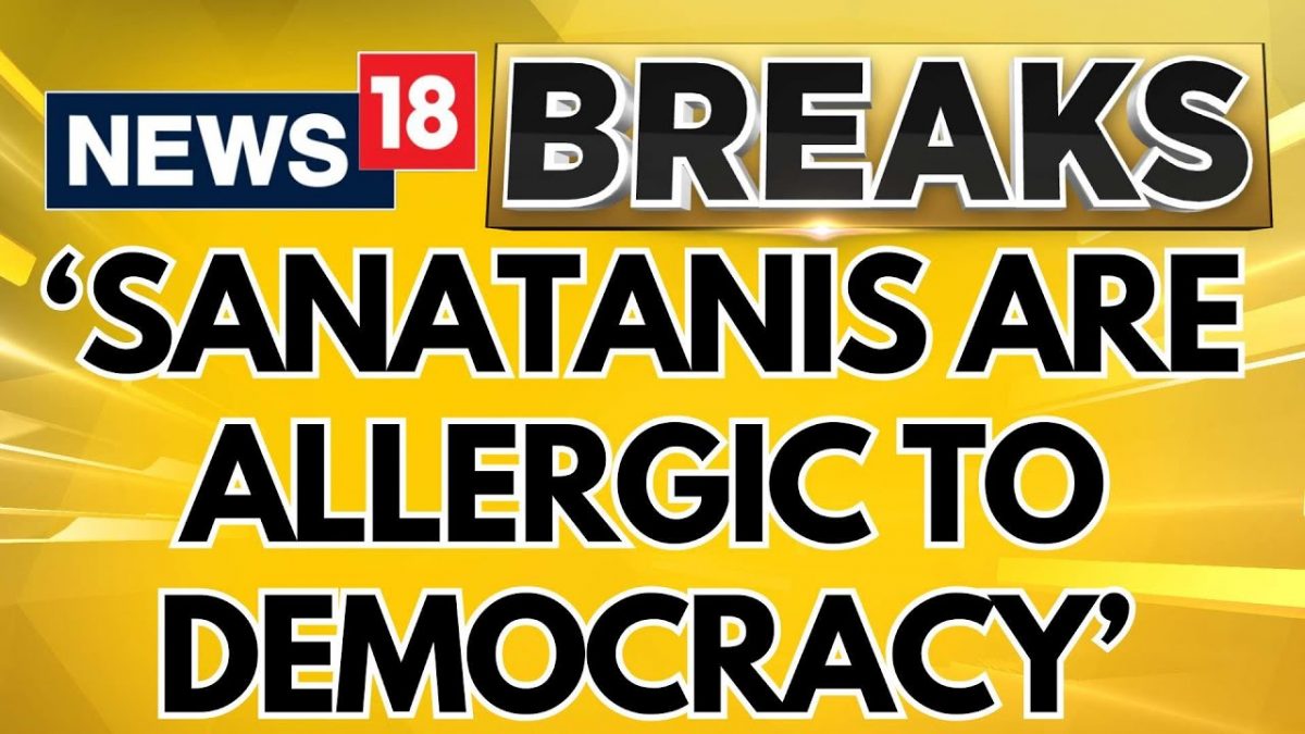 Kerala CM Pinarayi Vijayan Stokes Row, Says, “Sanatanis Are Allergic To Democracy” | News18 Kerala CM Pinarayi Vijayan Stokes Row, Says, “Sanatanis Are Allergic To Democracy” | News18