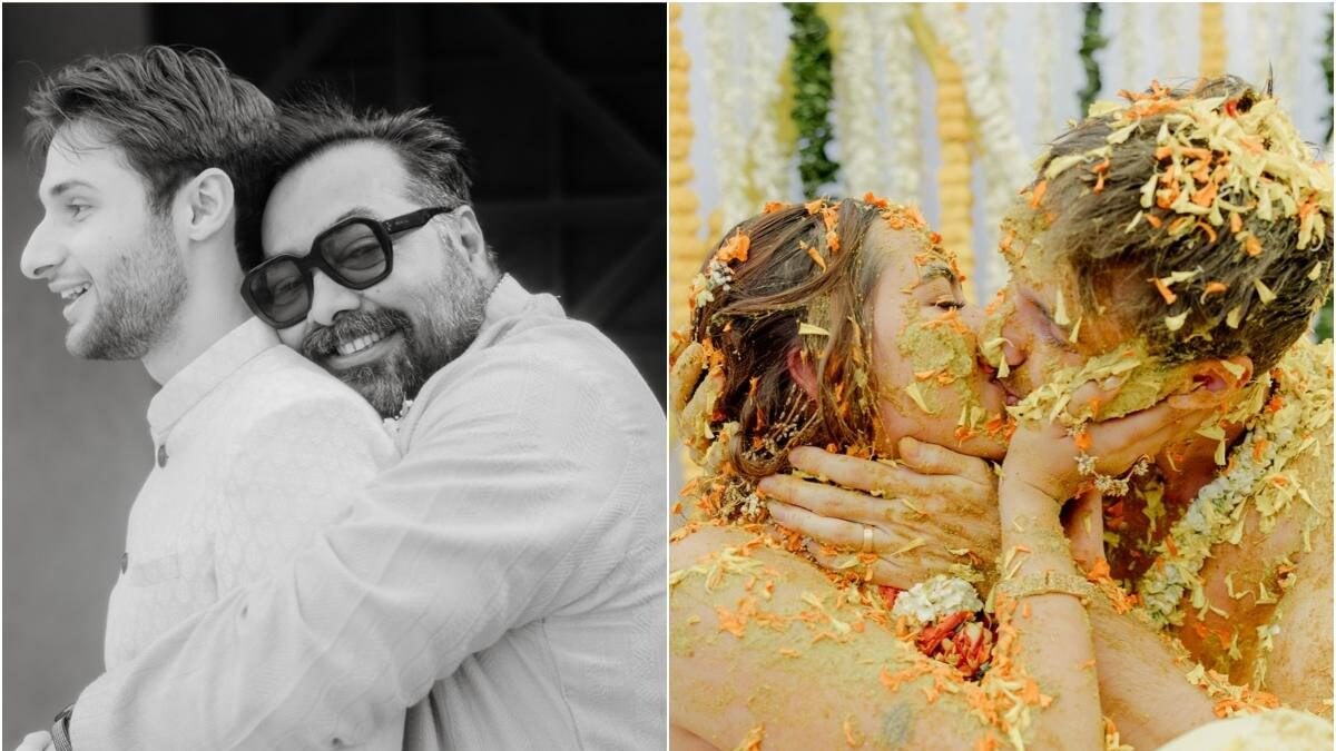 Aaliyah Kashyap, Shane Gregoire Share Passionate Kiss, Anurag Kashyap Hugs Groom-To-Be In PICS From Haldi Aaliyah Kashyap, Shane Gregoire Share Passionate Kiss, Anurag Kashyap Hugs Groom-To-Be In PICS From Haldi