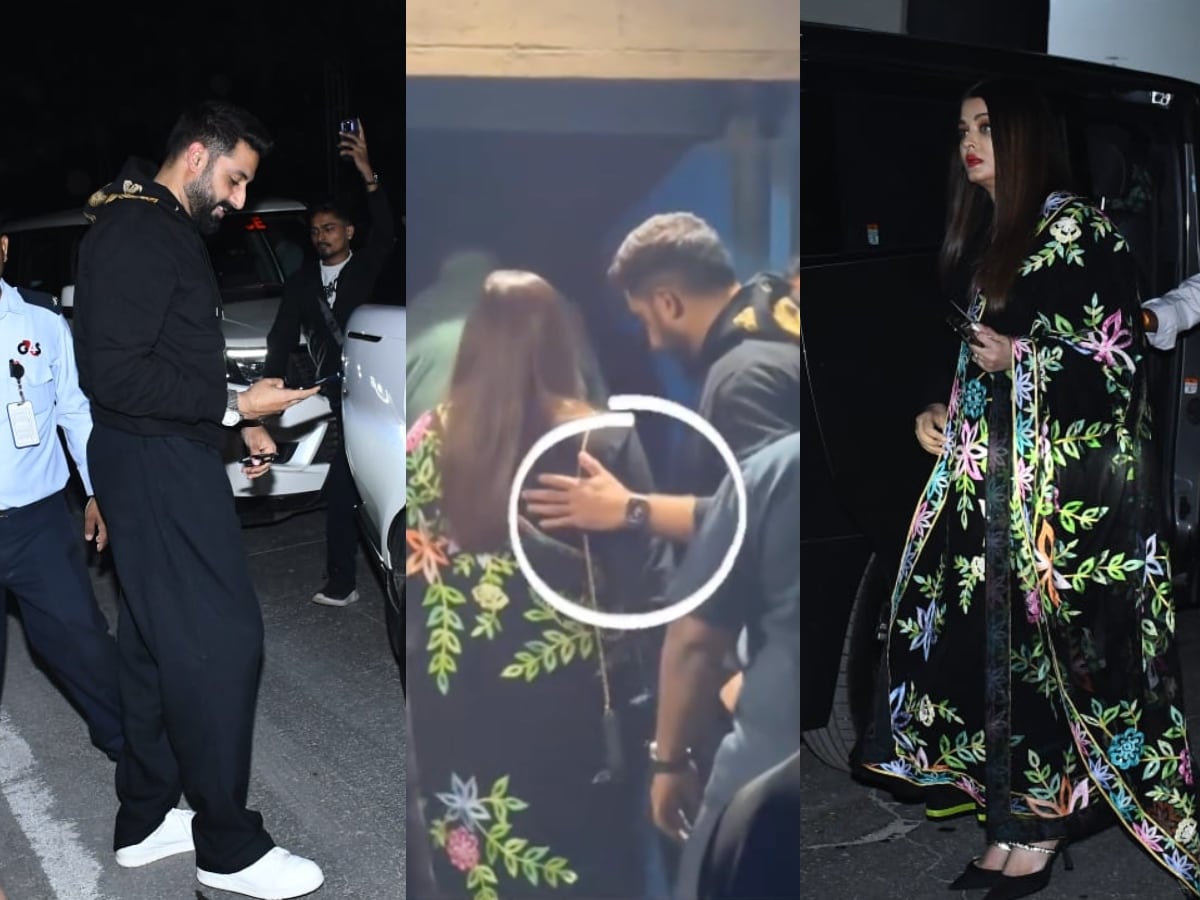 Abhishek Bachchan Turns Protective Husband For Aishwarya Rai Amid Divorce  Rumour; Fans React | Watch - News18