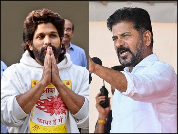 Telangana politicians, including CM Revanth Reddy, made big allegations on Allu Arjun's conduct following a stampede at a Pushpa 2 premiere. (PTI)