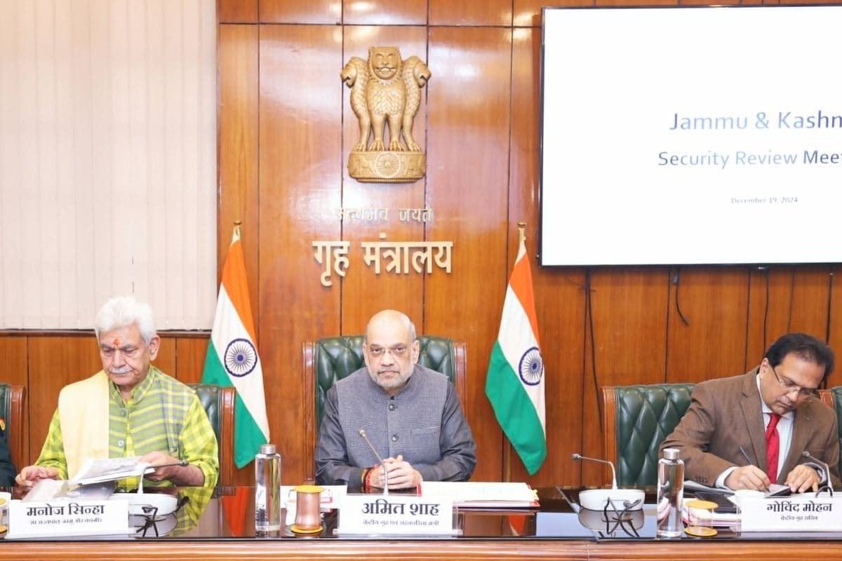 Goal Of Terror-free J&K To Be Achieved Soon, Says Amit Shah At High-level Review Meet