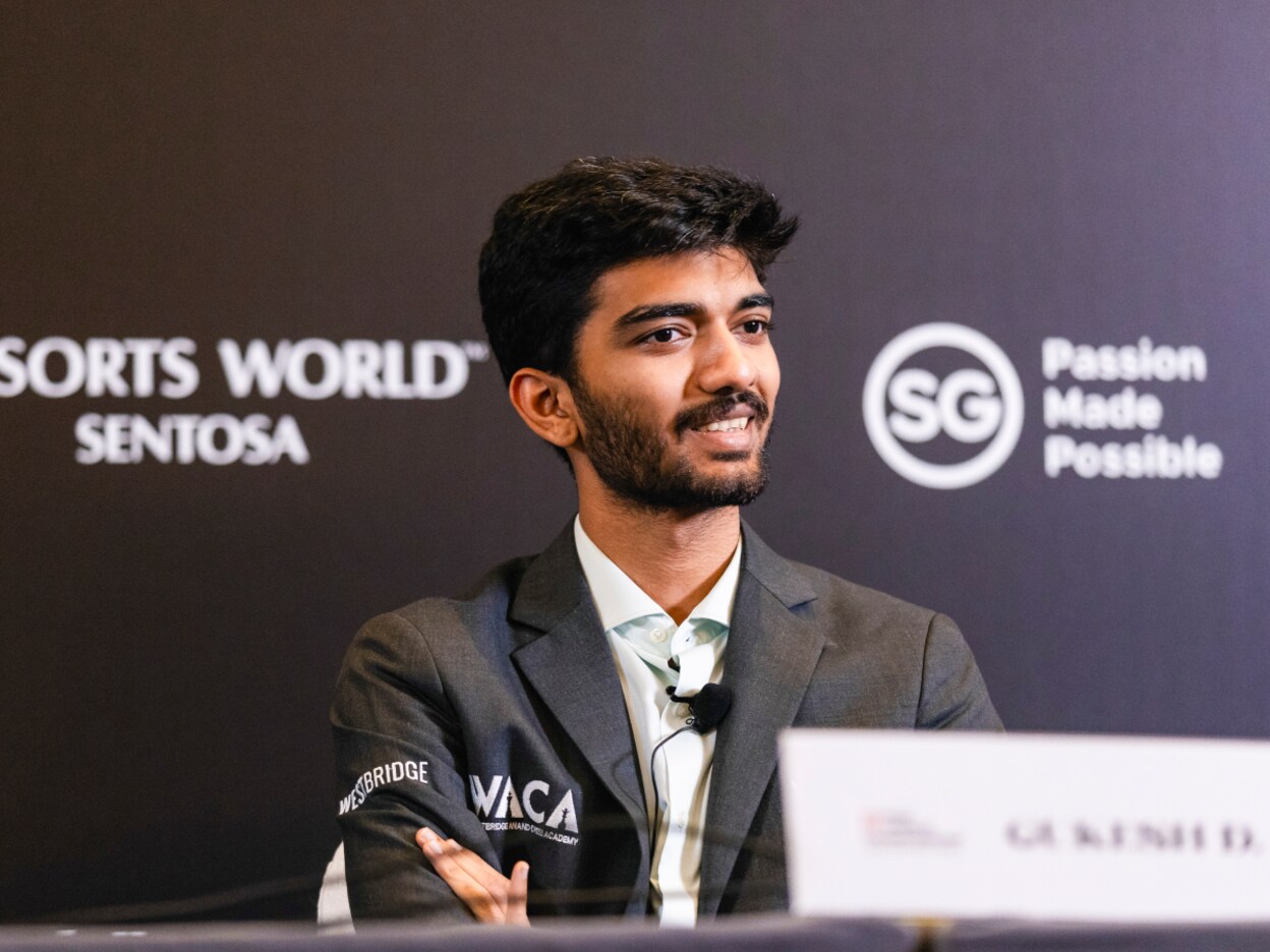 D Gukesh is the 18th world chess champion in history. (PTI Photo) D Gukesh, D Gukesh world chess championship