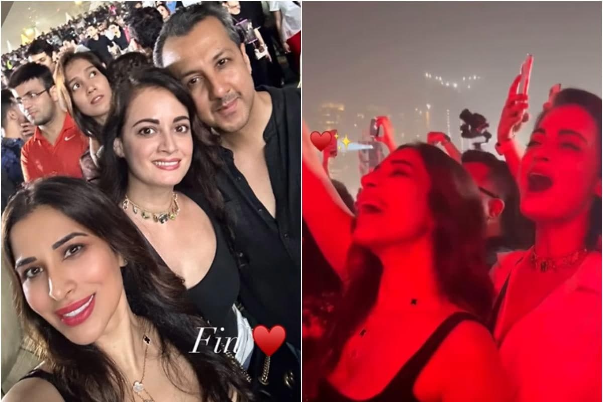 Dia Mirza Has A Blast At Diljit Dosanjh’s Mumbai Concert With Sophie Choudry, Vaibhav Rekhi: ‘Best Time’