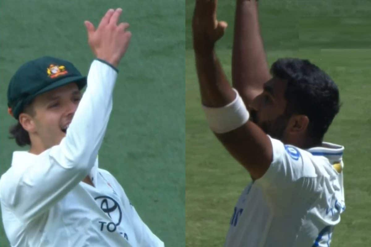 Jasprit Bumrah Copies Sam Konstas' Celebration After Taking His Wicket In 2nd Innings: Watch