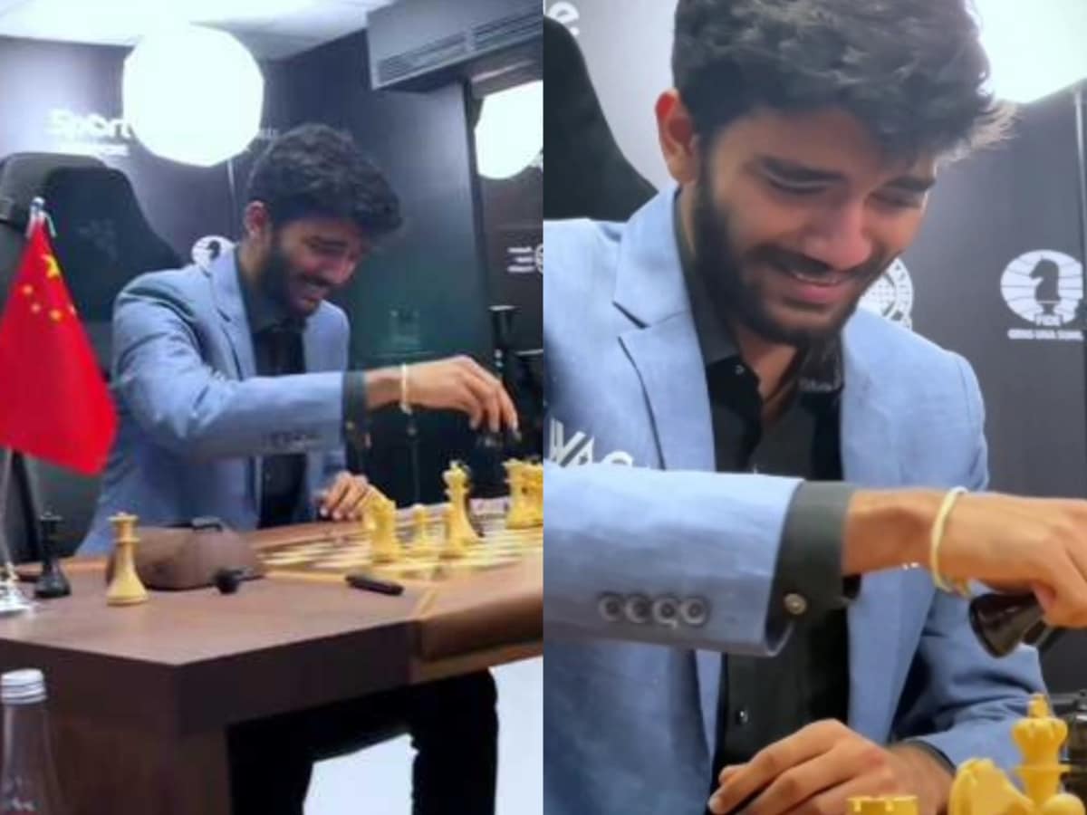 WATCH: D Gukesh Patiently Rearranges Chess Board Whilst Emotionally Overwhelmed After Historic WCC Win – News18