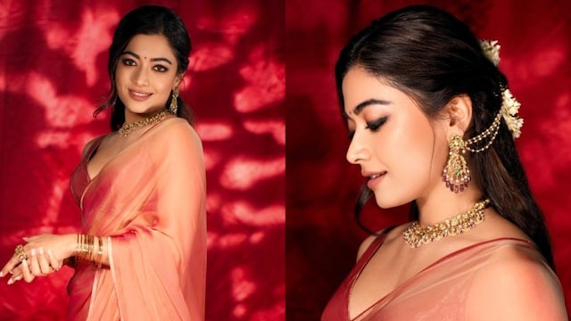 Throwback To When Rashmika Mandanna Flaunted Her Srivalli Style In A Royal  Saree - News18