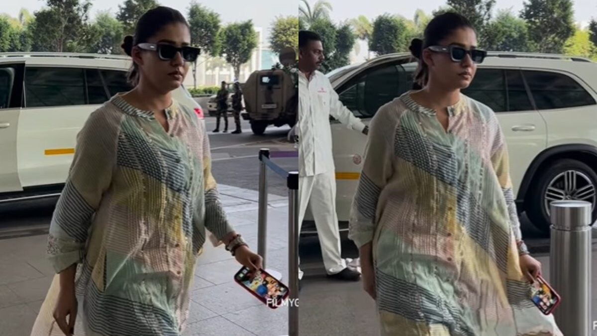 Nayanthara Looks Elegant In Ethnic Wear As She Gets Papped At The Airport, Video Goes Viral | Watch