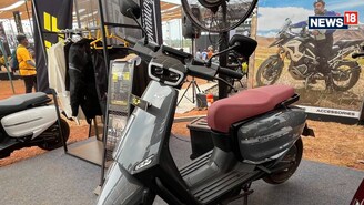 
VLF Tennis electric scooter. (Photo: Shahrukh Shah/ News18)