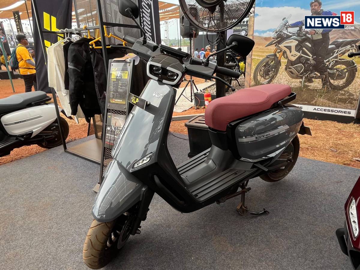 VLF Tennis electric scooter. (Photo: Shahrukh Shah/ News18)
