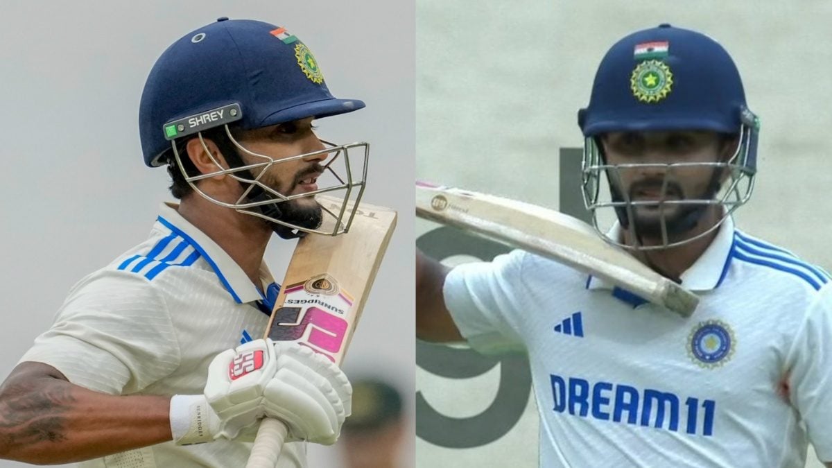 Kumar Raddy Nitish Kumar Reddy's Pushpa Celebration After Scoring Maiden Test 50 ...