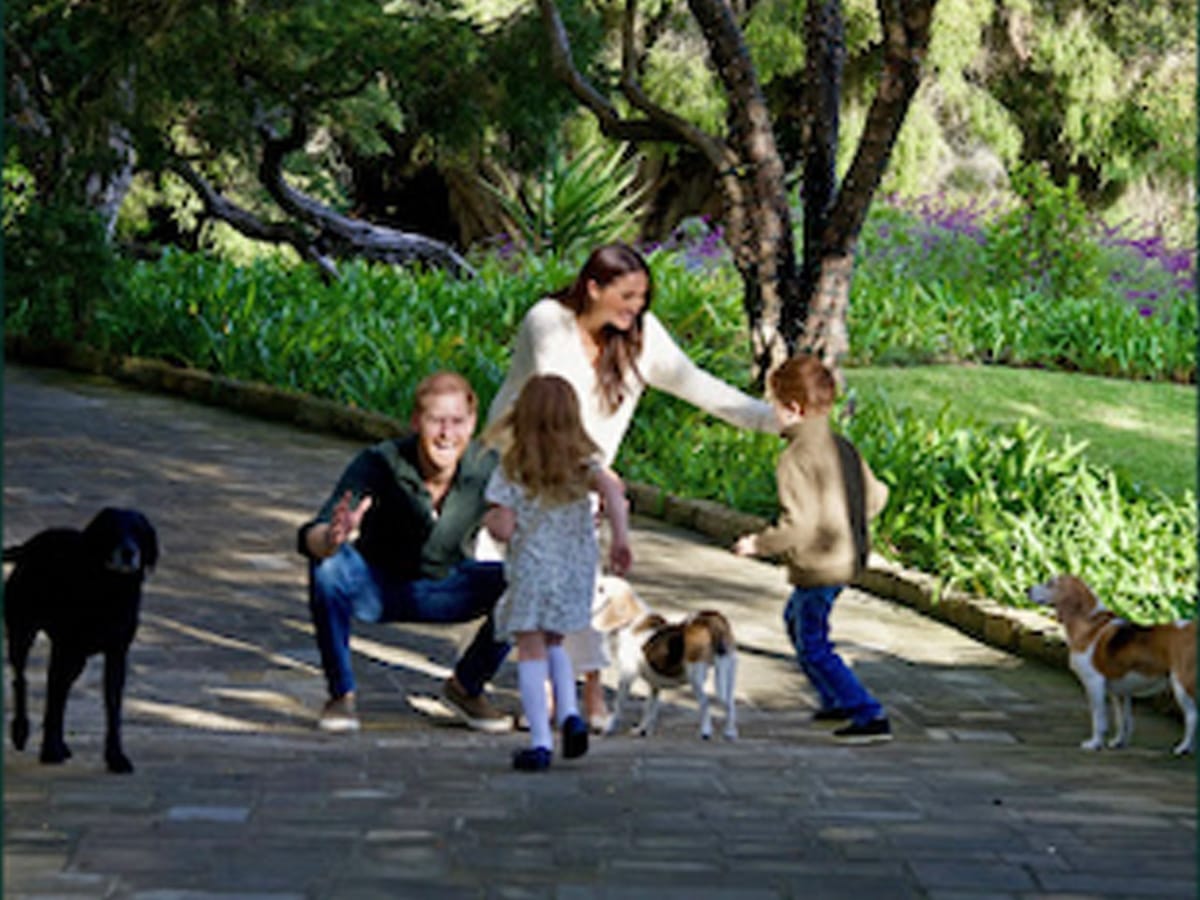 Meghan Markle, Prince Harry Share Rare Picture With Kids In Holiday Card,  Internet Alleges AI Use | World News - News18