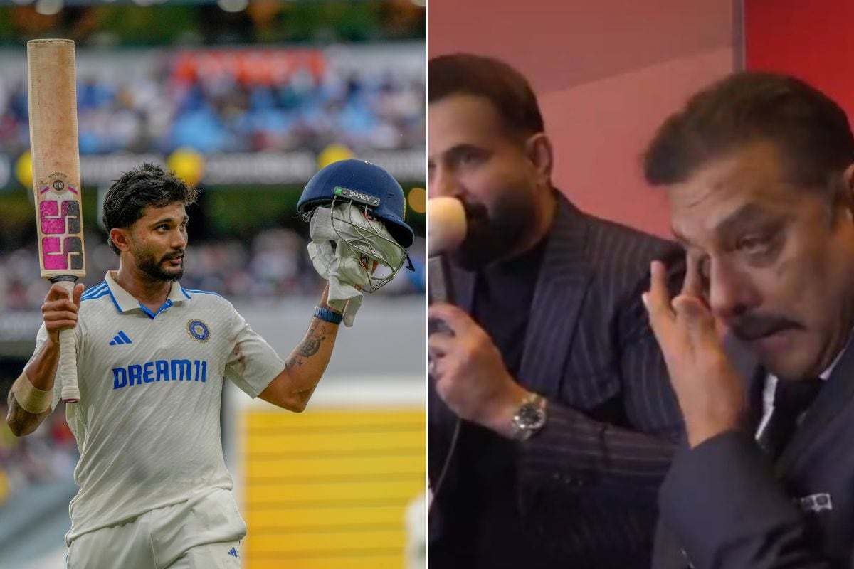 'Aankon Mein Aansoo Dene Wala 100': Shastri In Tears As Nitish Reddy Gets Maiden Hundred | Watch