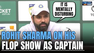 It Is Mentally Disturbing: Rohit Sharma In Press Conference After Indias Poor Performance