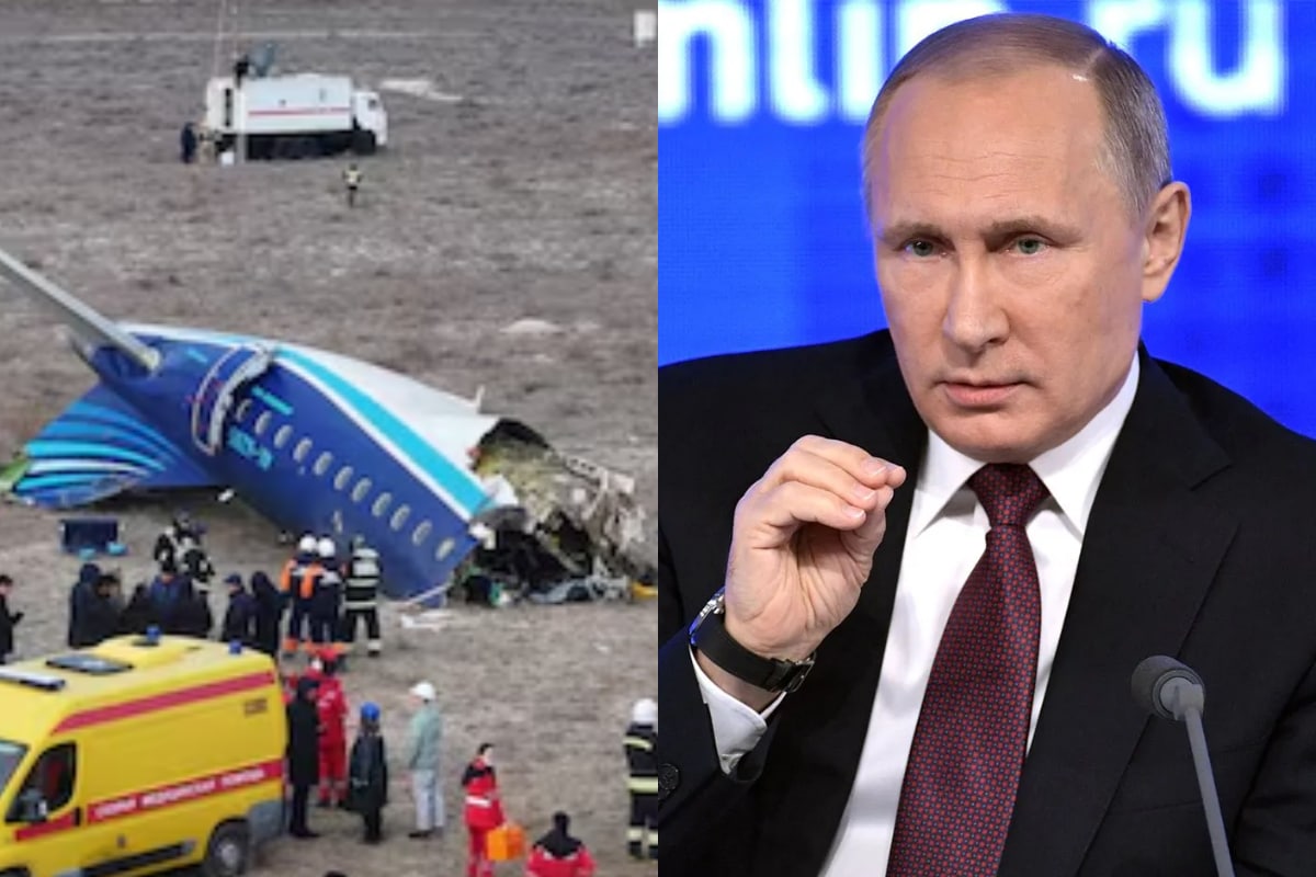 ‘Tragic Incident’: Russia’s Putin Apologises Over Azerbaijan Plane Crash That Killed 38