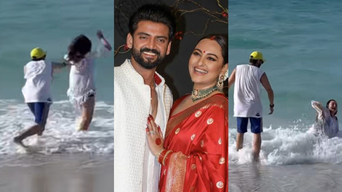 Sonakshi Sinha and Zaheer Iqbal’s Beach Prank in Australia Proves He’s Bollywood’s Funniest Husband