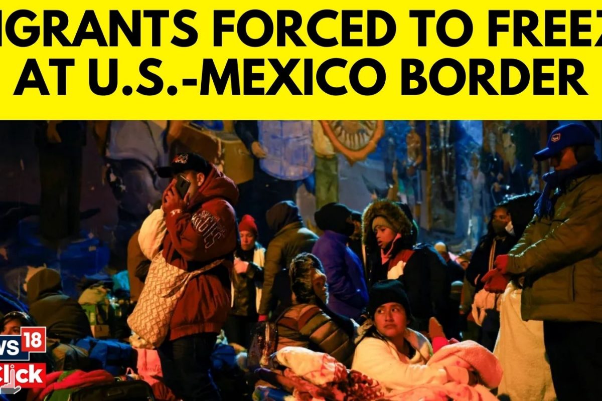 Migrants Braving Freezing Nights at the U.S.-Mexico Border