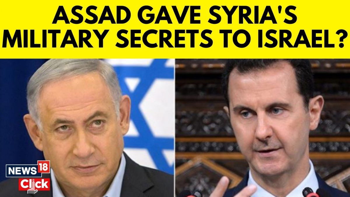 Assad Offered Military Secrets To Israel - In Exchange For Safe Passage ...