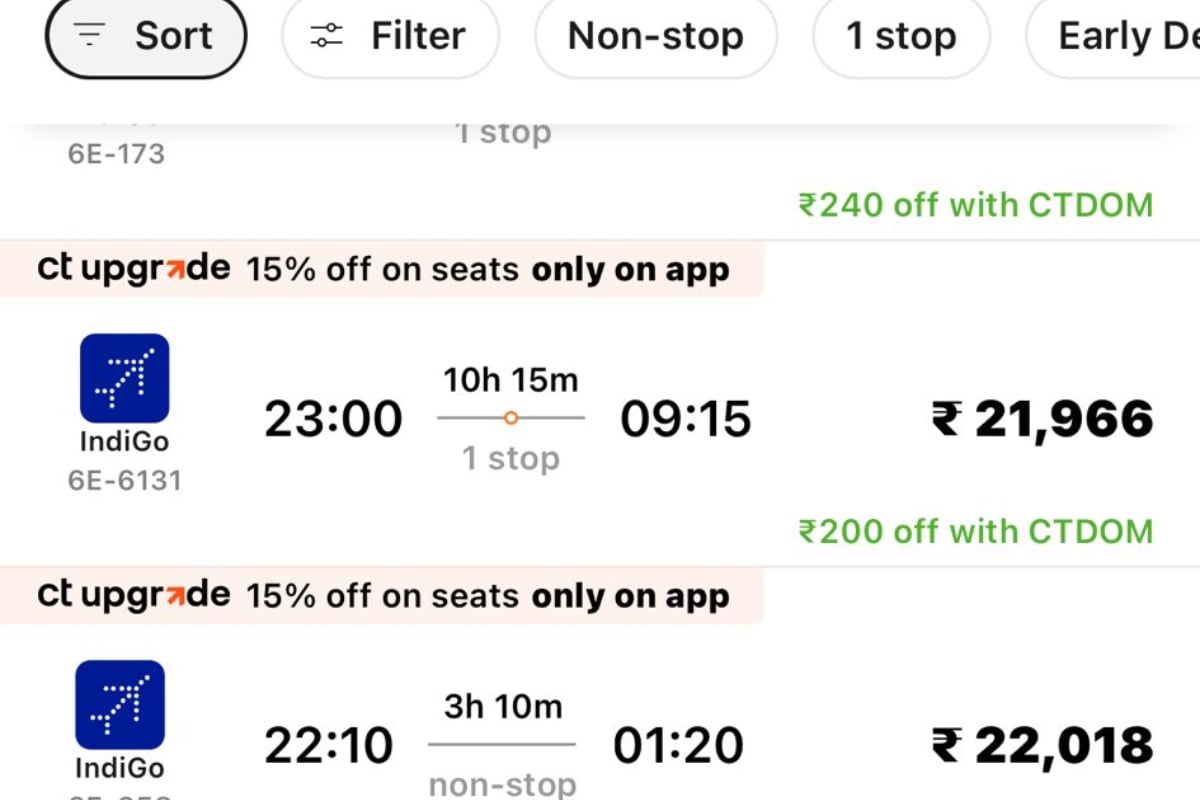 Delhi To Kannur Flight For Rs 22,000 Sparks Outrage, Internet Calls It ‘Anti-Consumer’