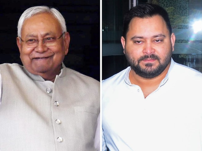 The polls will be Nitish Kumar (left) versus Tejashwi Yadav fight. (PTI File) The polls will be Nitish Kumar (left) versus Tejashwi Yadav fight. (PTI File)