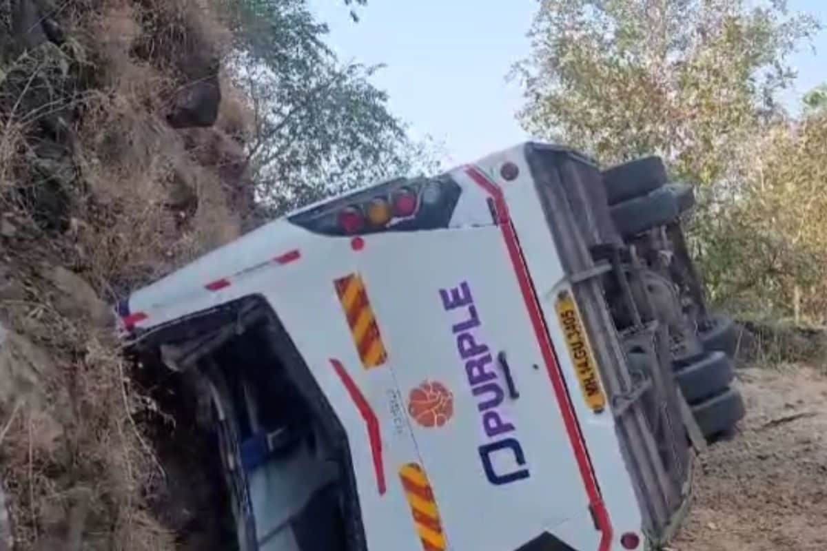 Maharashtra: 5 Killed, Many Injured As Passenger Bus Overturns In Raigad District