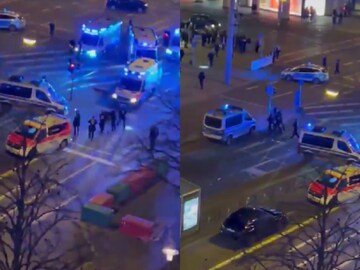 German Christmas market car attack suspect arrest in dramatic confrontation | Image/X