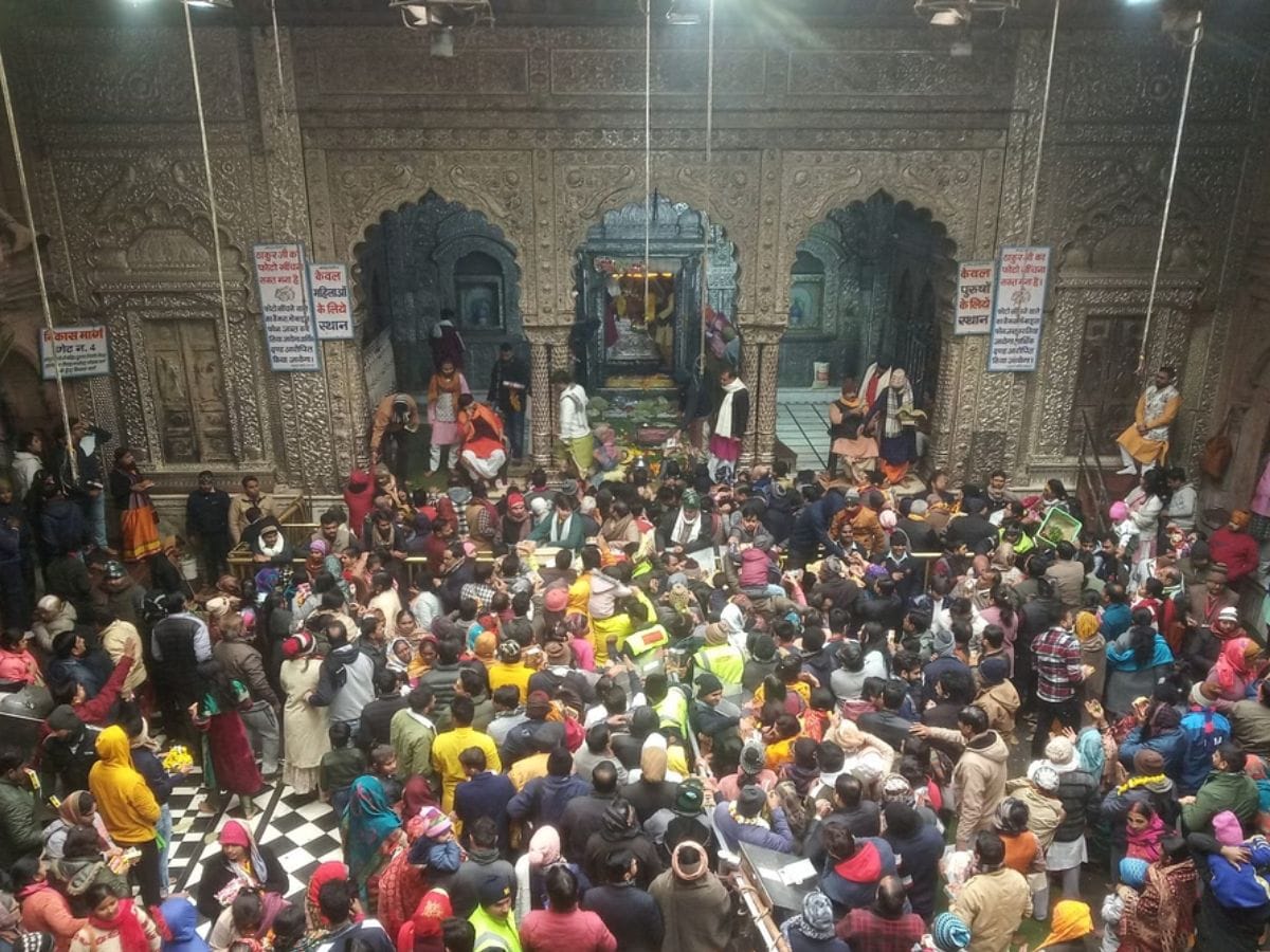 Banke Bihari temple in Vrindaban | Image/PTI