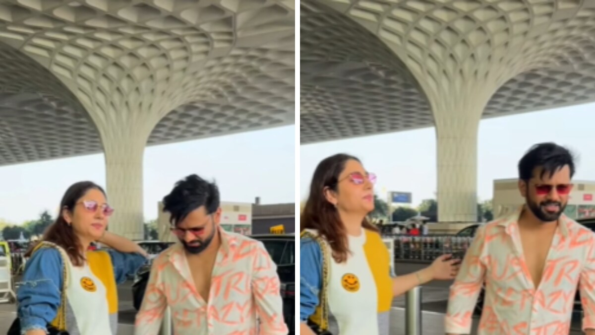 Rahul Vaidya and Disha Parmar casually depart for New Year's holiday.