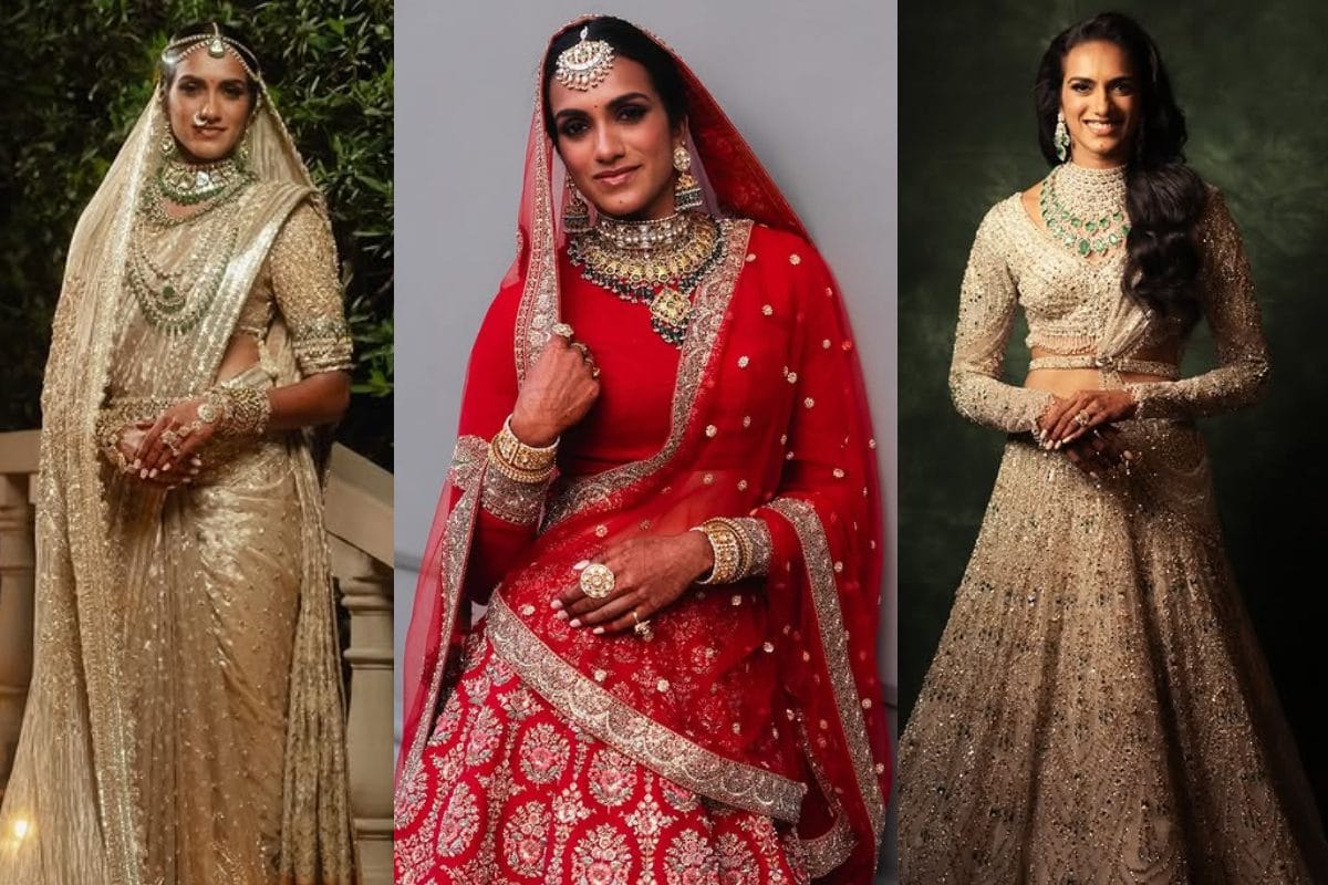 From Engagement To Wedding Day: Newlywed PV Sindhu’s Ethereal Bridal Looks That Will Leave You In Awe